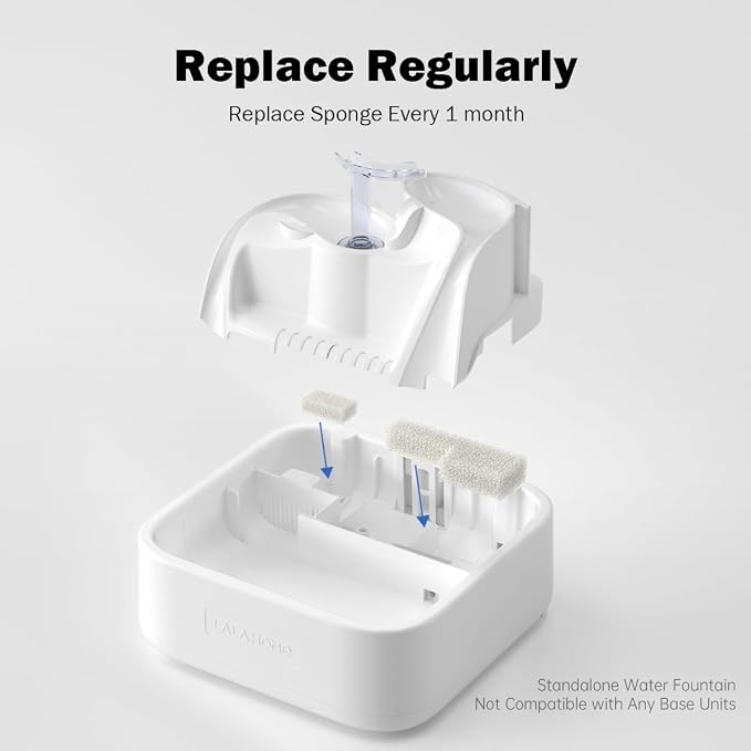 Oxygen-Riched Water Fountain for Cats Drinking Healthy, Pet Water Dispenser - Image 7