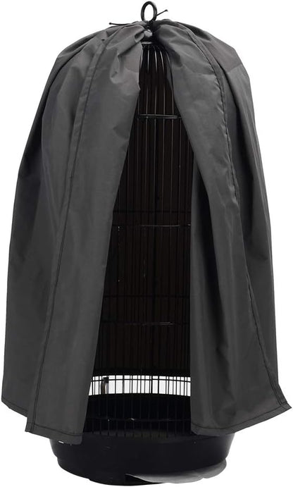 QBLEEV Classic Round Dome Top Bird Cage Cover Shield Birdcage Light Covers by QBLEEV