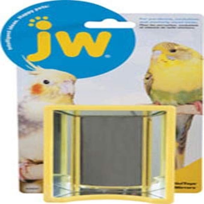 JW Hall Of Mirrors Bird Toy, 3.25'' length x 4.25'' width x 1.25'' depth - Image 3