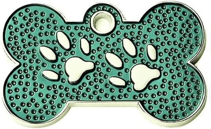 Personalized Dog Cute Paw Pet ID Tag by COOLLIANT