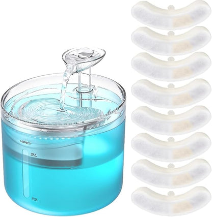 NPET WF100 Cat Foutain, 54oz/1.6L Automatic Cat Water Fountain by NPET