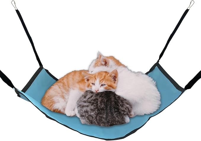Cat Hammock for Cage Hanging ，Summer Breathable Coolness Oxford Cat Hammock by zhuohai