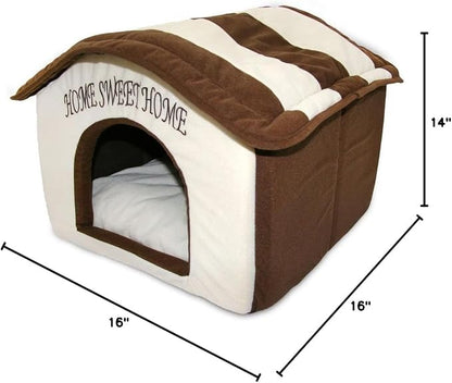 Best Pet Supplies Dog House Bed Crate Mat Tent Indoor Round Soft Plush - Image 7
