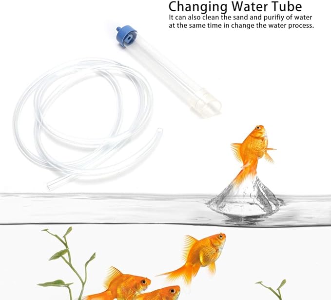 Zerodis Fish Cleaning Tools Tool PVC Small Fishcleaner Change Water Sand Wash - Image 4