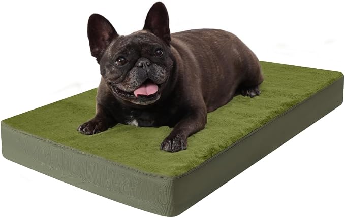 KSIIA Orthopedic Dog Bed Crate Waterproof Pet Mats by KSIIAPetProducts