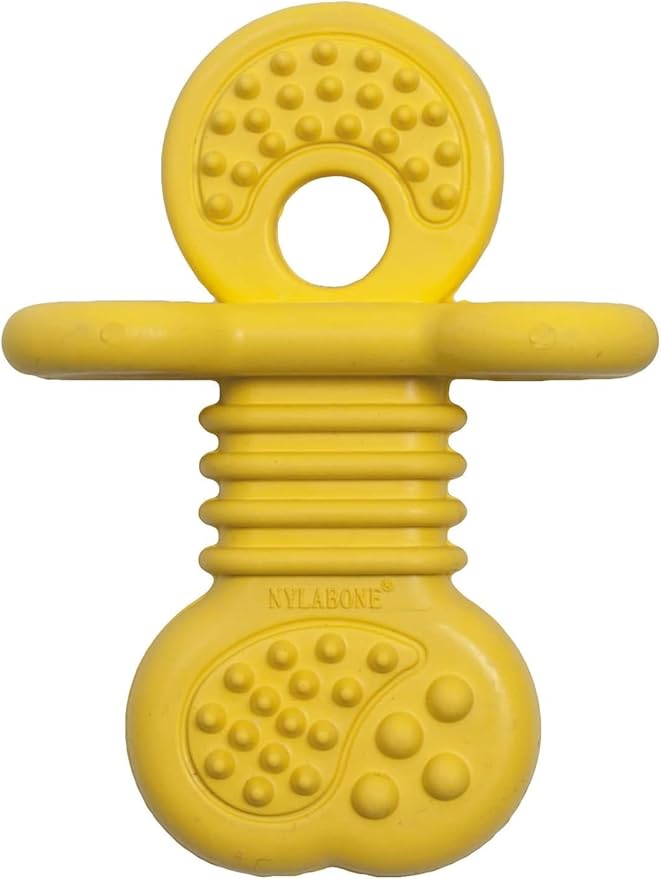 Nylabone Rubber Teether Puppy Chew Toy, Teething Toys by Nylabone