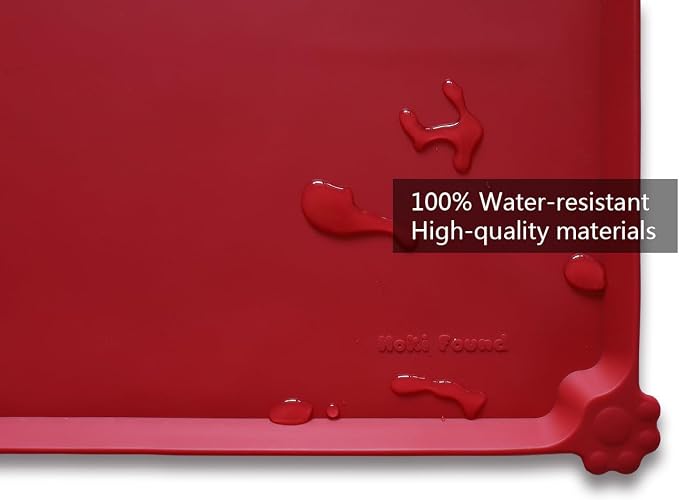 Hoki Found Large Silicone Non-Slip Pet Dog Cat Bowl Mats - Image 3