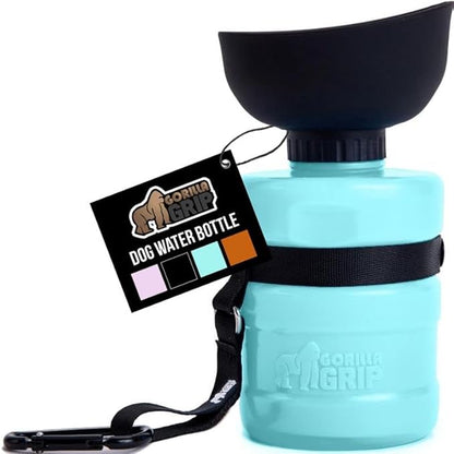 GORILLA GRIP Dog Water Bottle, Portable Water Bowl Dispenser by GorillaGrip