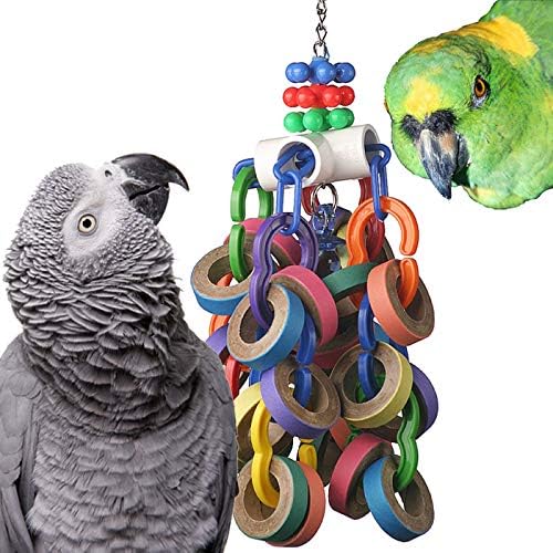 Super Bird Creations SB1107 Bagel Cascade Bird Toy, Large Bird Size, Refillable - Image 8