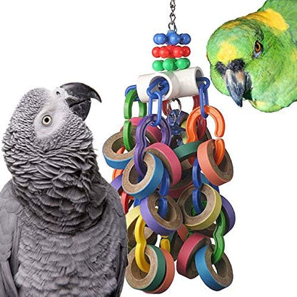 Super Bird Creations SB1107 Bagel Cascade Bird Toy, Large Bird Size, Refillable - Image 8