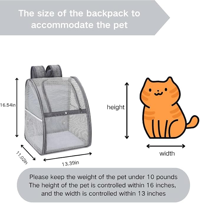 Breathable cat Backpack - Image 8