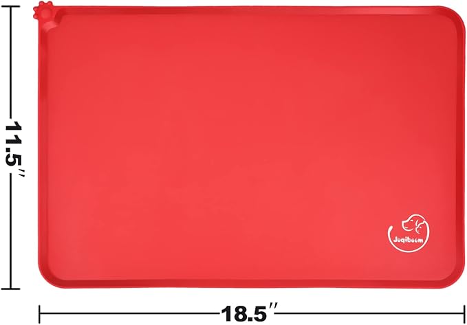 Silicone Waterproof Dog Cat Pet Feeding Mats, Non Slip, Easy Clean Pet Dog Cat - Image 2