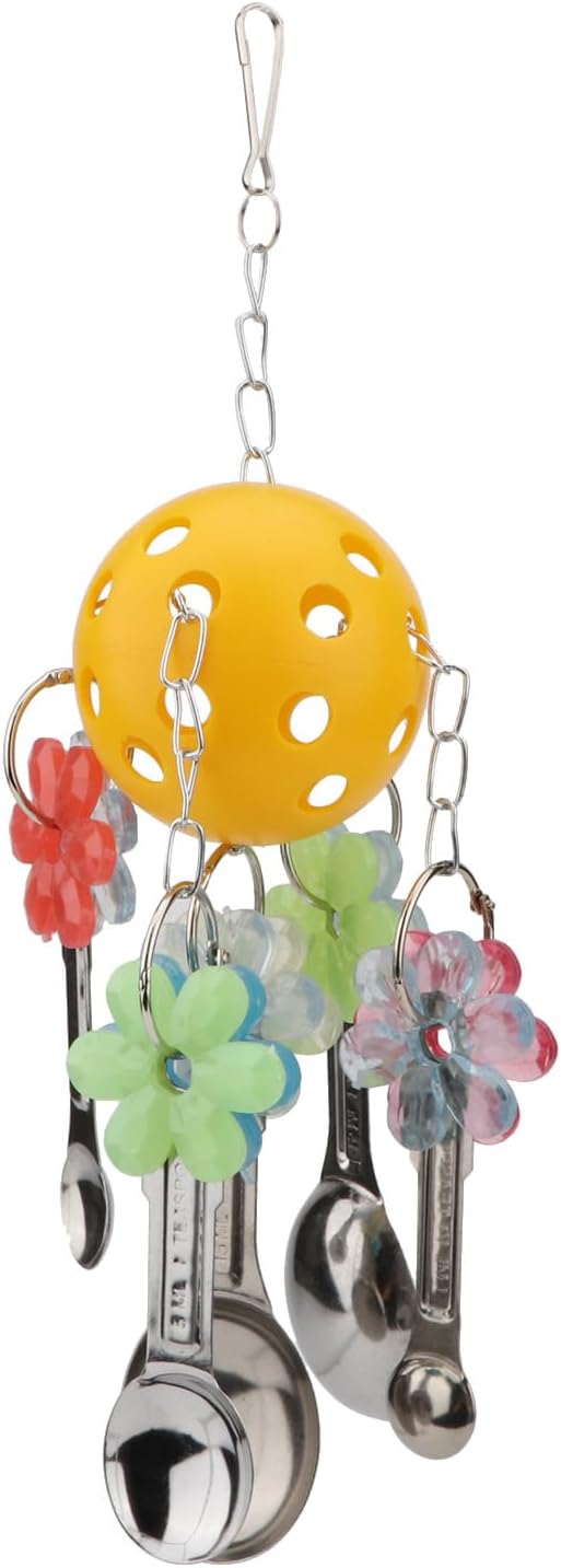 Hypeety Pet Parrot Toy Plastic Colorful Birds Ball by Hypeety