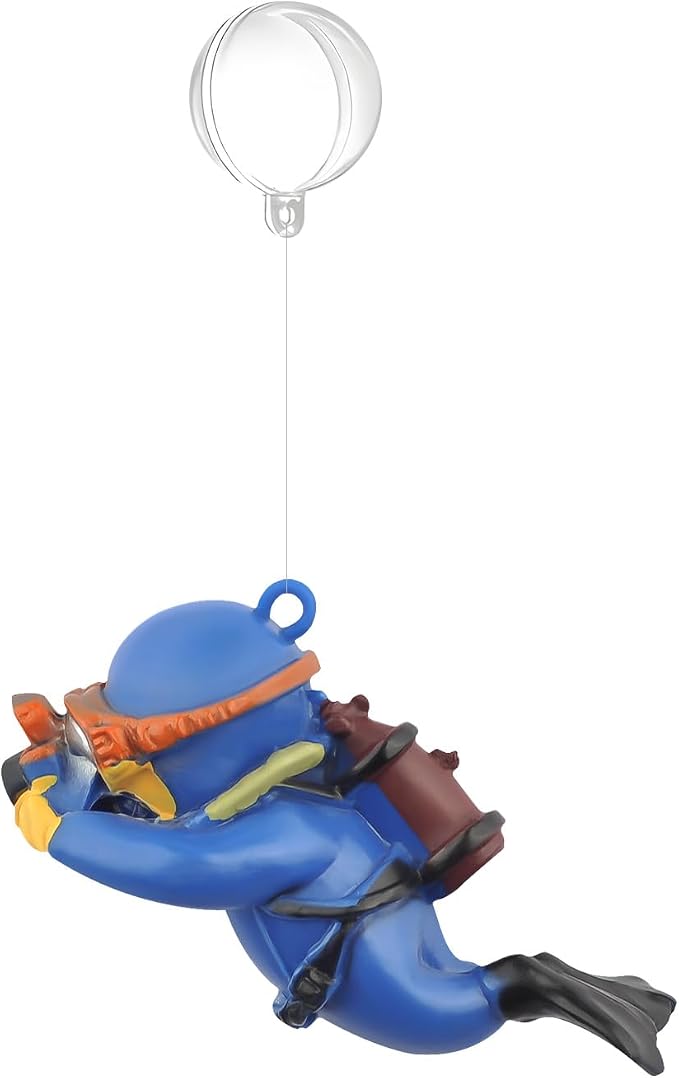 onesimcr Floating Fish Tank Decorations, Aquarium Decorations, Lovely Diver by onesimcr
