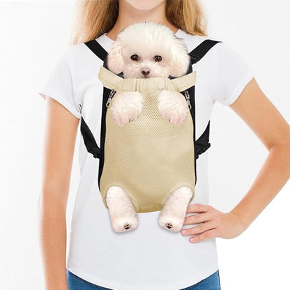 FEimaX Dog Carrier Backpack Pet Legs Out Front Cat Travel Bag, Adjustable Puppy by FEimaX
