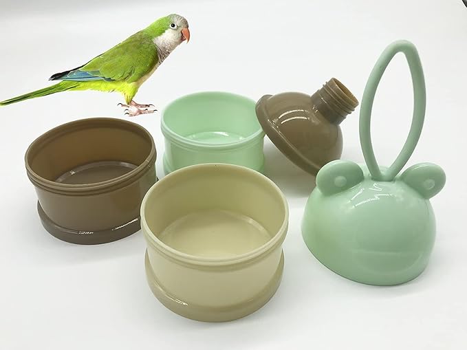 Bird Feeder, 3-Compartment Storage Cups - Image 4