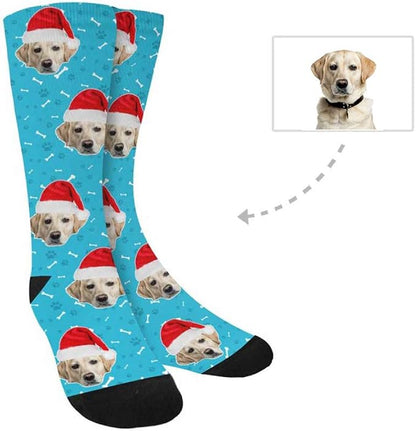 Custom Face Socks, Personalized Dog Lover Pet Photo Picture on Socks Unisex - Image 5