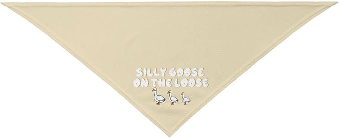 Silly Goose on The Loose Triangle Dog Bandana, Summer Bandana Funny Triangle - Image 9