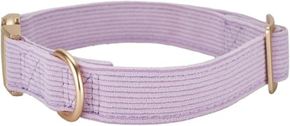 Soft Cotton Dog Collar with Metal Buckle Adjustable Heavy Duty Comfy Corduroy - Image 6