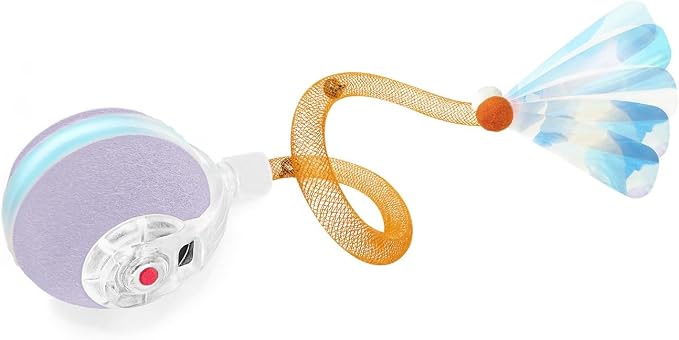 Interactive Cat Toys for Indoor Cats, The 3rd Generation Agile Moving Cat Ball by Unknown