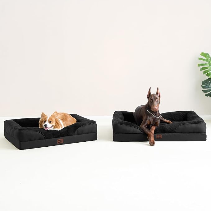 EHEYCIGA Orthopedic Dog Bed for Medium Dog, Waterproof Liner & Washable - Image 9