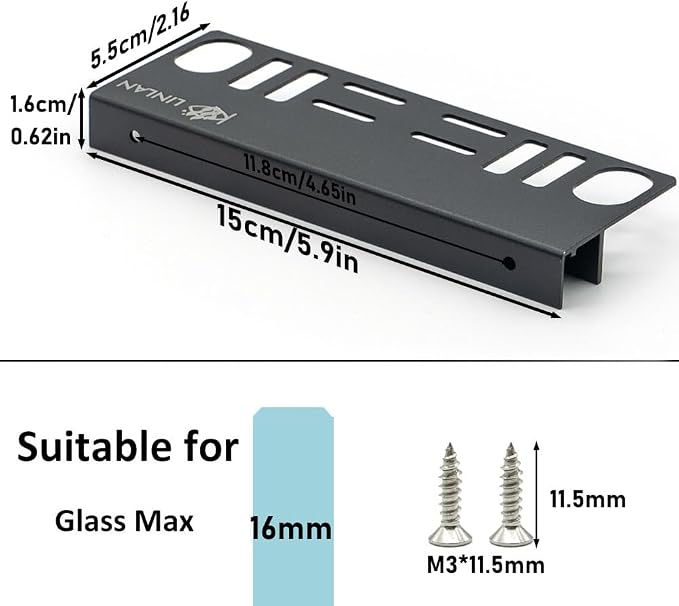 LINLAN Aluminum Aquarium Tool Holder - Image 2