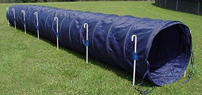 18' Dog Agility Tunnel with Stakes by Unknown