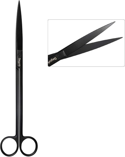 Segarty Aquarium Tools, 6 in 1 Stainless Steel Aquatic Plant Tweezers Scissor - Image 4
