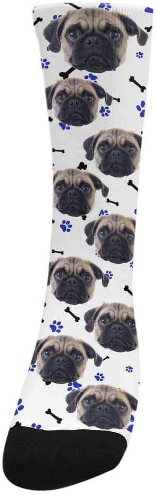 Custom Face Socks, Personalized Dog Lover Pet Photo Picture on Socks Unisex - Image 2