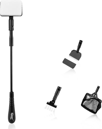 hygger Small Fish Tank Cleaner, Aquarium Cleaning Tools Kit by hygger