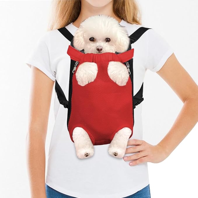 FEimaX Dog Carrier Backpack Pet Legs Out Front Cat Travel Bag, Adjustable Puppy by FEimaX