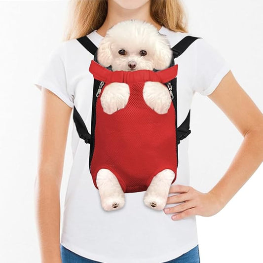 FEimaX Dog Carrier Backpack Pet Legs Out Front Cat Travel Bag, Adjustable Puppy by FEimaX