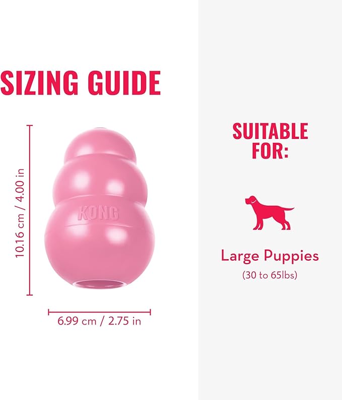 KONG Puppy - Natural Teething Rubber Chew Toy - Image 5