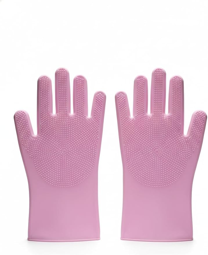 3-in-1 Stress-Free Dog Bathing Kit – Silicone Grooming Gloves, Suction Lick Mat - Image 2