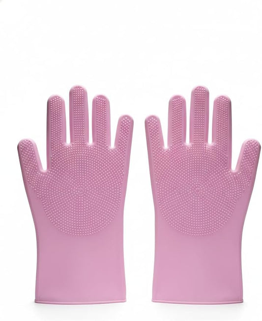 3-in-1 Stress-Free Dog Bathing Kit – Silicone Grooming Gloves, Suction Lick Mat - Image 2