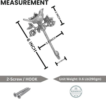 Solid Brass Bird Antique Towel Hook Bathroom Accessories Retro Bathroom - Image 5