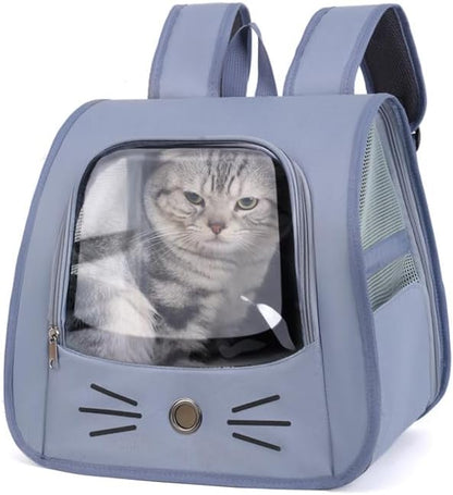 Pet Backpack Carrier, Traveler Breathable Transparent Carrier by Unknown