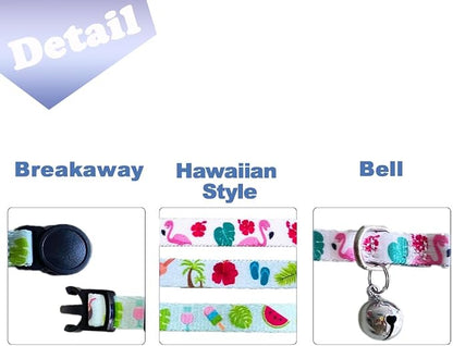 3 Pack Hawaiian Breakaway Cat Collar - Image 4