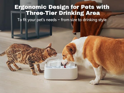 Oxygen-Riched Water Fountain for Cats Drinking Healthy, Pet Water Dispenser - Image 9