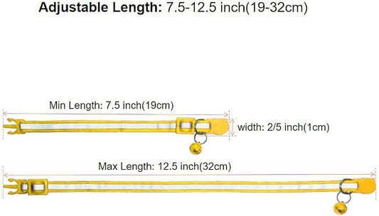 3 Pack Reflective and Breakaway Cat Collars - Image 2