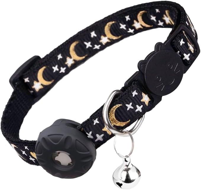 Airtag Cat Collar Breakaway, Safety Kitten Collar by Bencacawinstyle