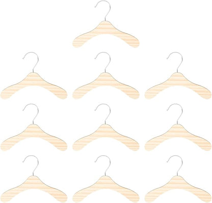 10pcs 8.66-inch Wooden Pet Hangers by Unknown