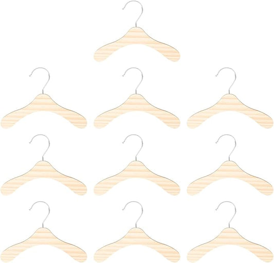 10pcs 8.66-inch Wooden Pet Hangers by Unknown