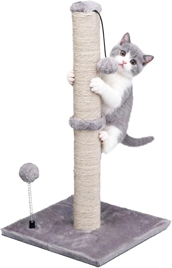 MECOOL Cat Scratching Post Premium Basics Kitten Scratcher Sisal Scratch Posts by MECOOL