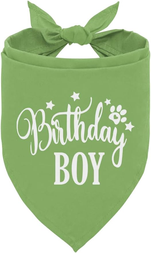 Happy Birthday Dog Bandana for Small Medium Large Dogs by corner+wind