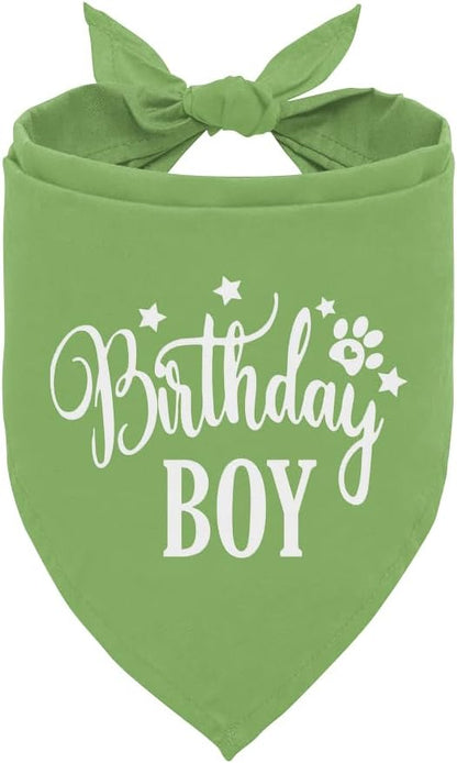 Happy Birthday Dog Bandana for Small Medium Large Dogs by corner+wind