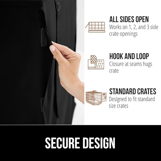 GORILLA GRIP Dog Crate Covers Compatible - Image 5