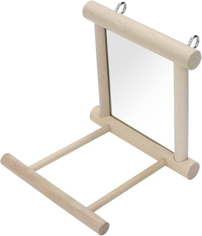 Bird Mirror with Perch Bird Toys - Image 7