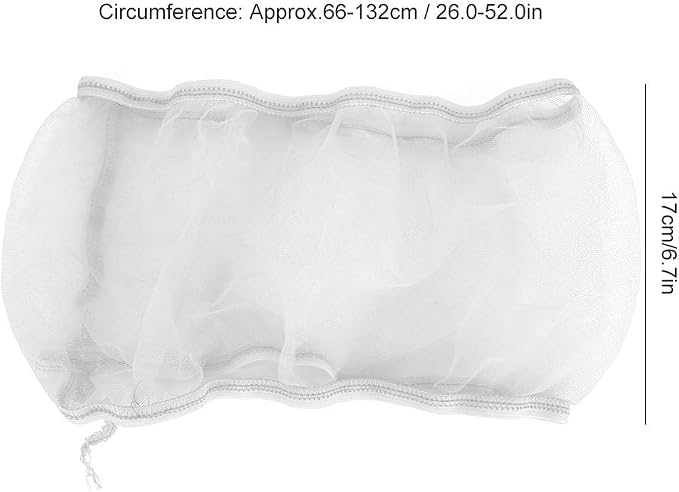 Alvinlite 2 Pieces Bird Cage Cover Seed Feather Catcher Birdcage Nylon Mesh Net - Image 2