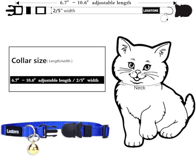Personalized Nylon Cat Collar Breakaway - Image 4